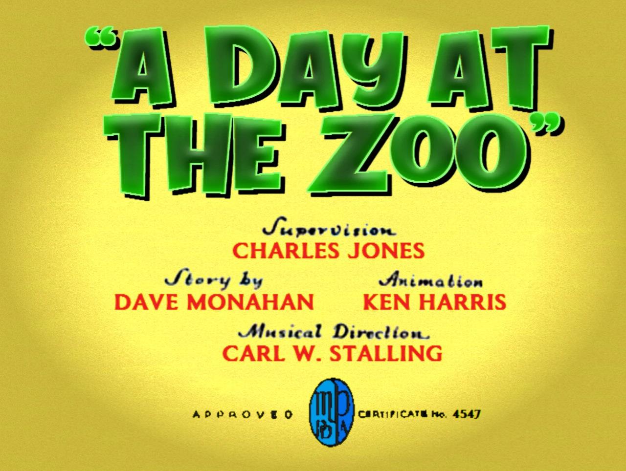 A Day at the Zoo (1939) Cover