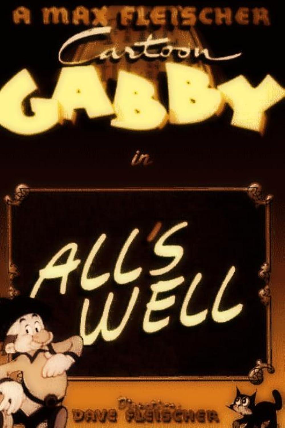All’s Well (1941) Cover