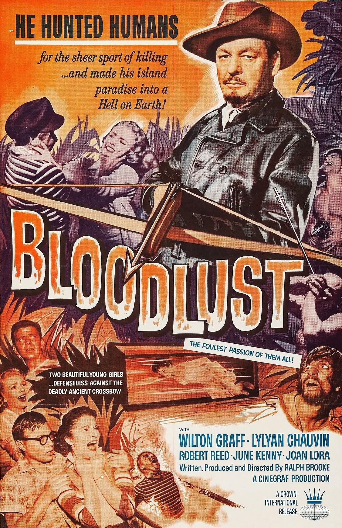 Bloodlust! (1961) Cover