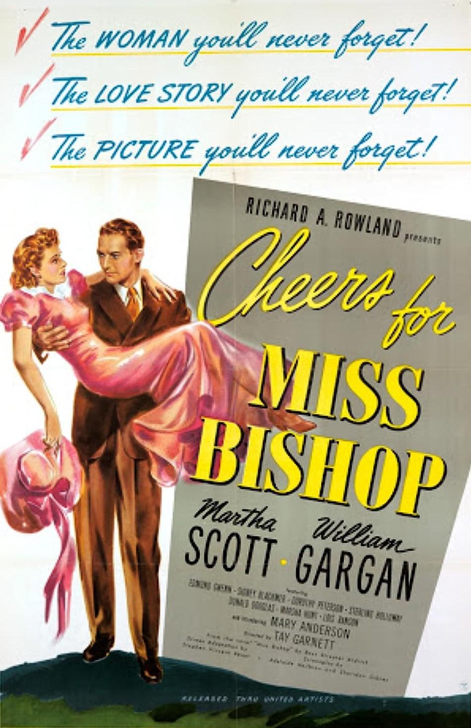 Cheers for Miss Bishop (1941) Cover
