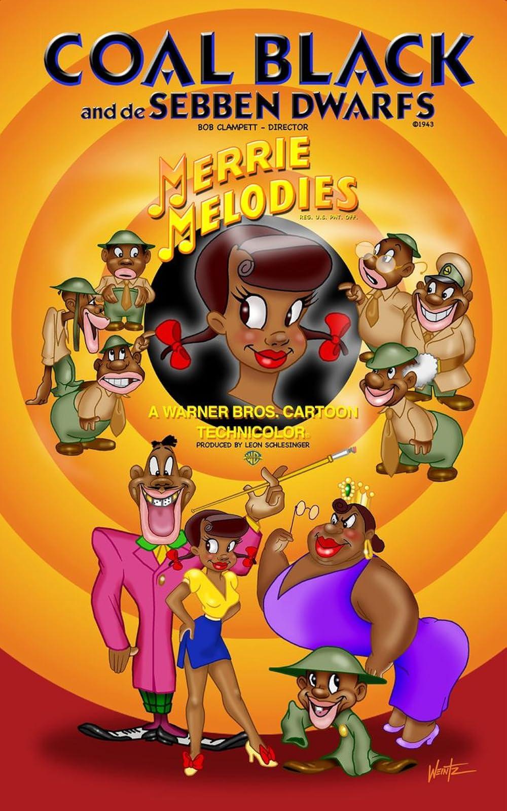 Coal Black and de Sebben Dwarfs (1943) Cover