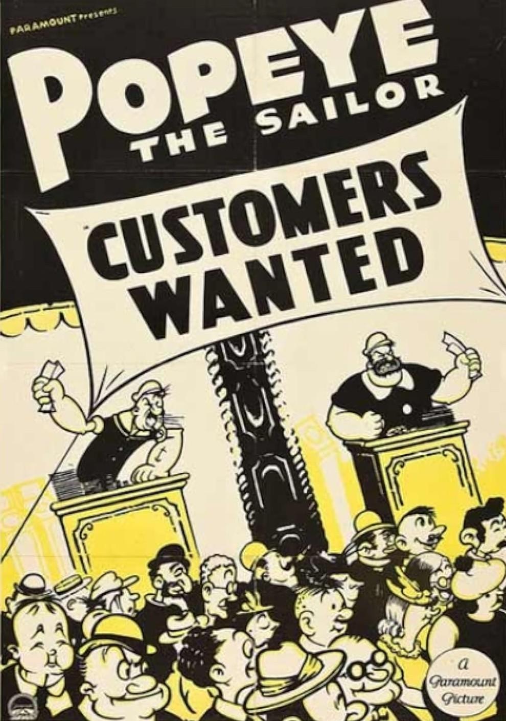 Customers Wanted (1939) Cover