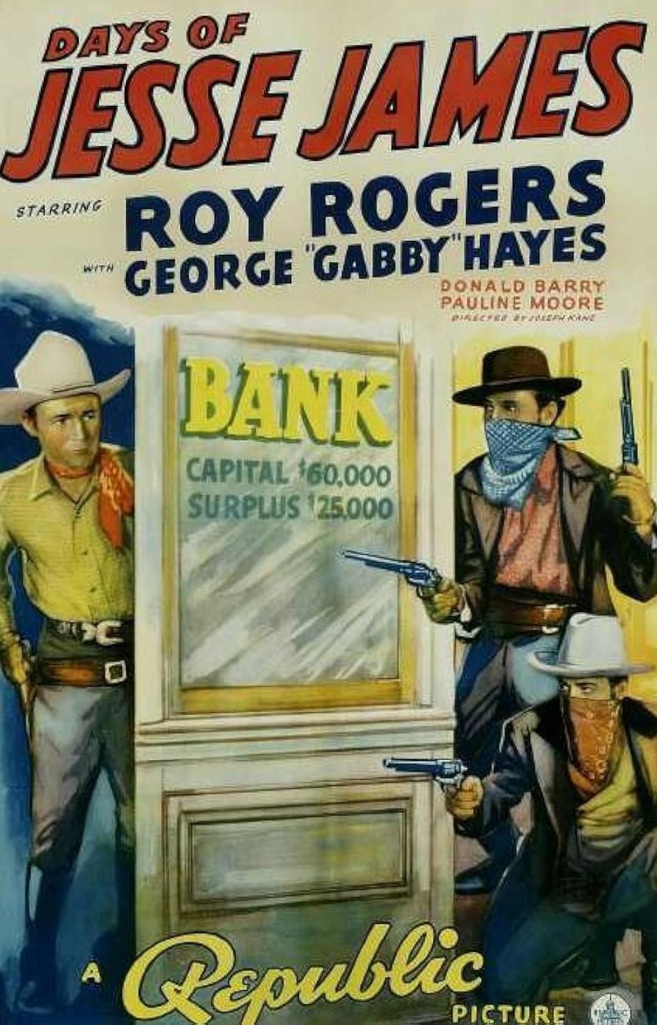 Days of Jesse James (1939) Cover