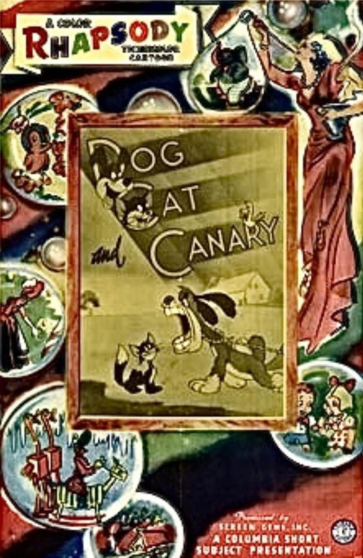 Dog, Cat, and Canary (1945) Cover