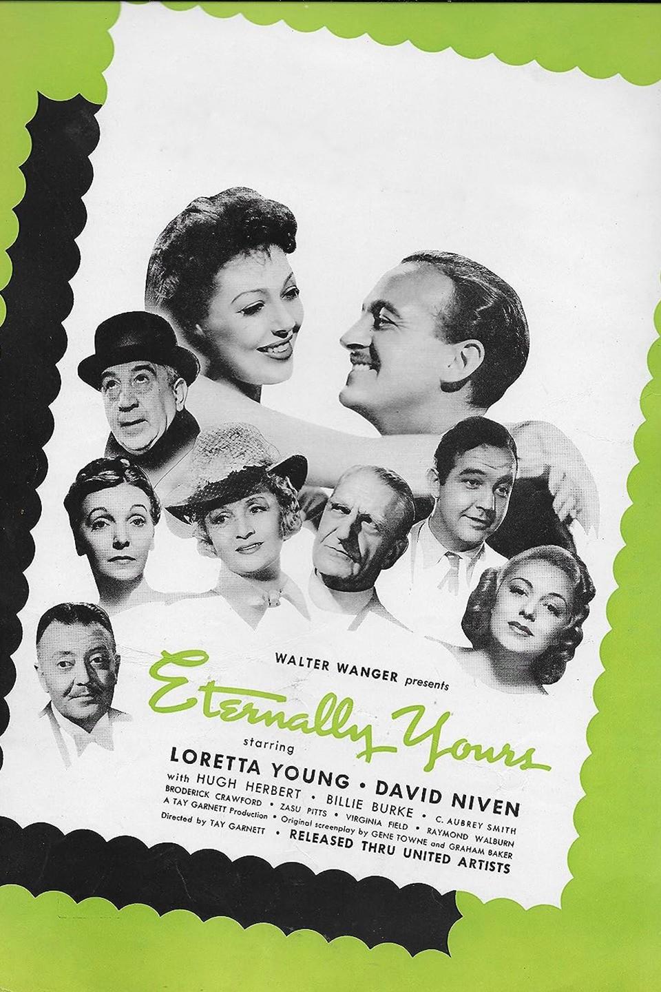 Eternally Yours (1939) Cover