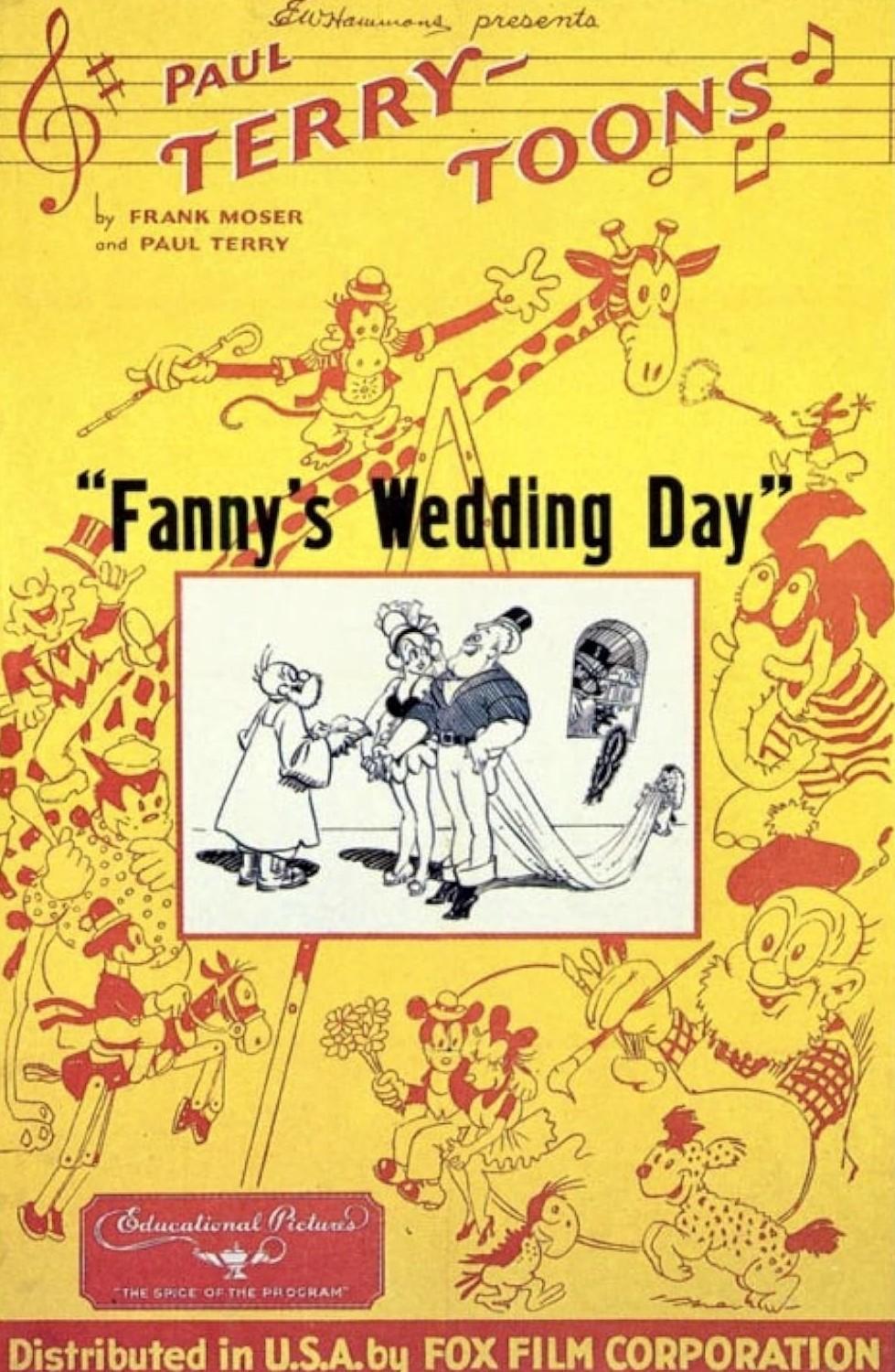 Fanny’s Wedding Day (1933) Cover