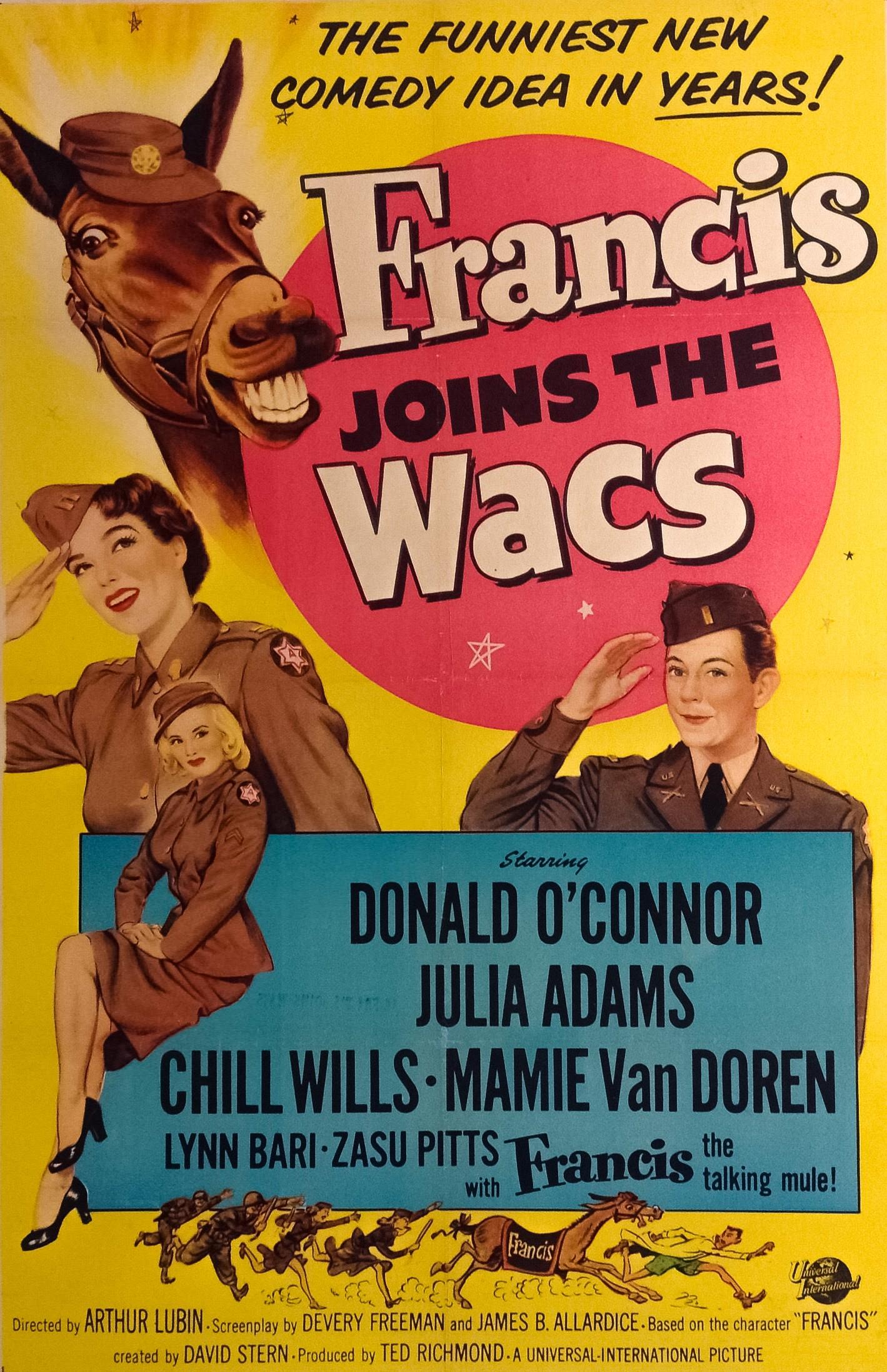 Francis Joins the WACS (1954) Cover