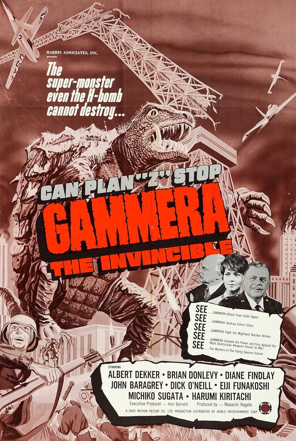 Gammera the Invincible (1966) Cover