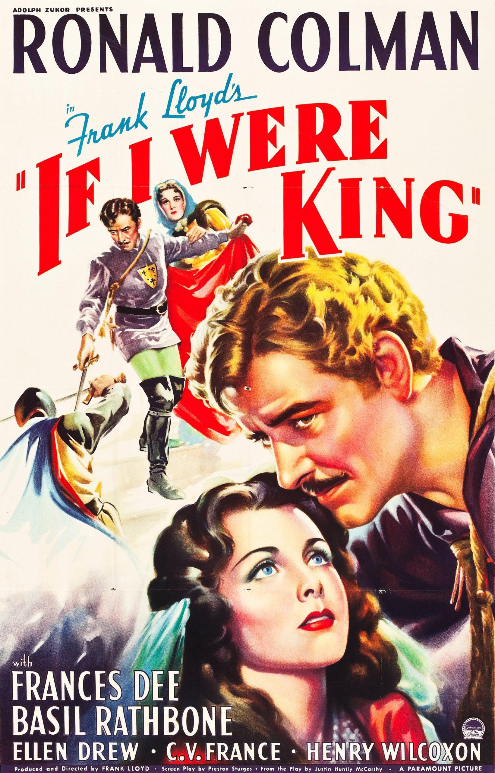 If I Were King (1938) Cover