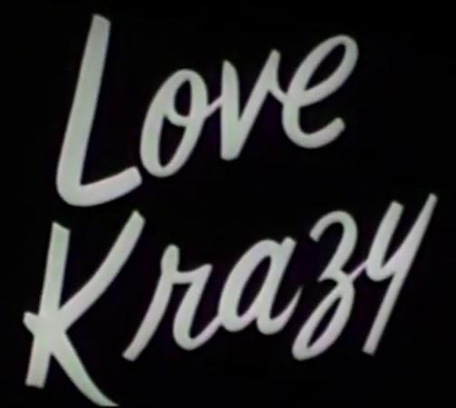 Love Krazy (1932) Cover