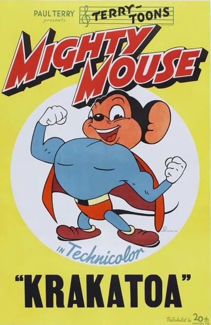 Mighty Mouse in Krakatoa (1945) Cover