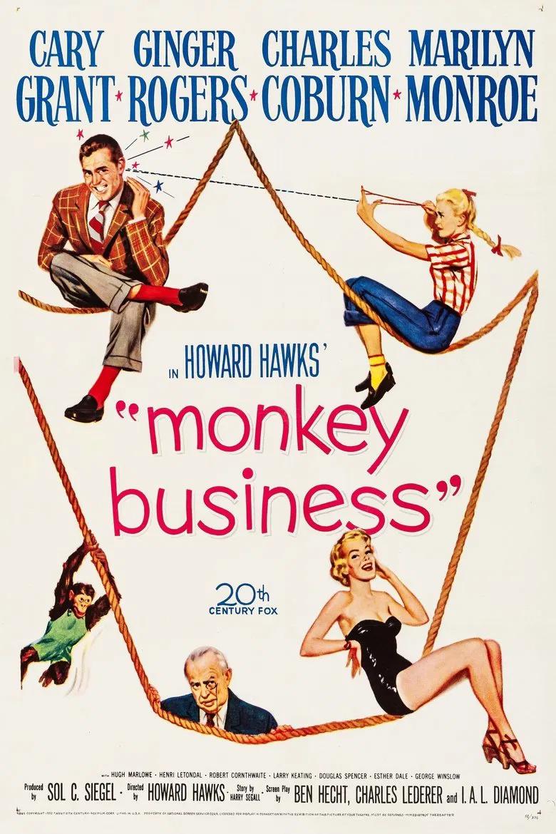 Monkey Business (1952) Cover