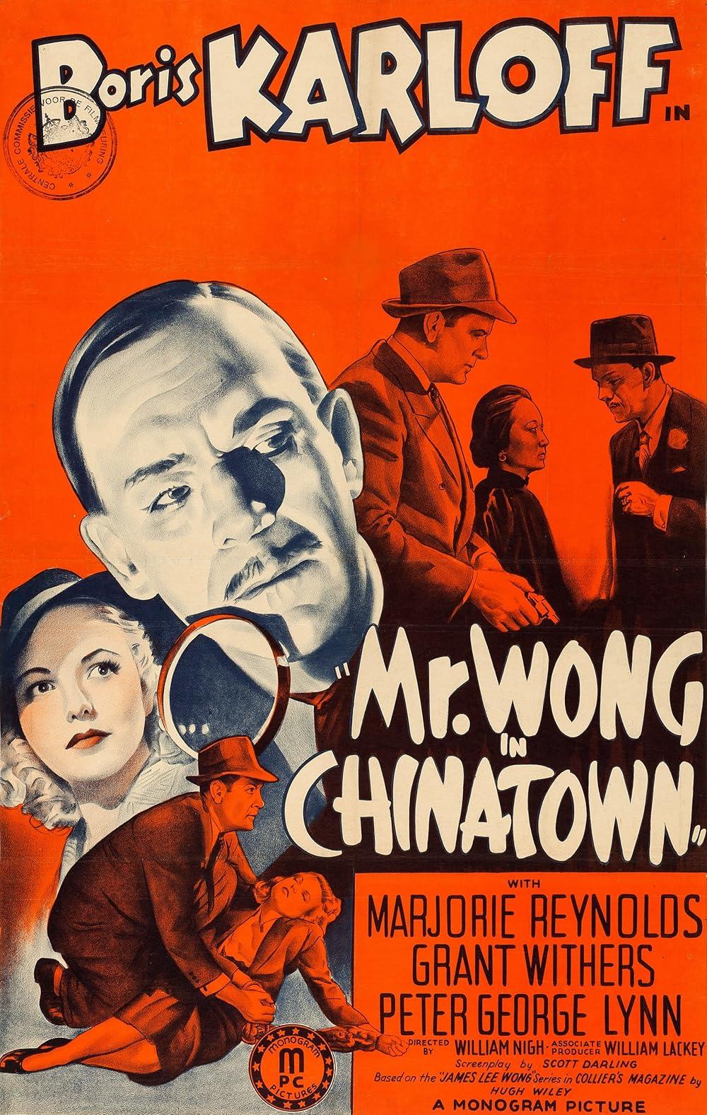 Mr. Wong in Chinatown (1939) Cover