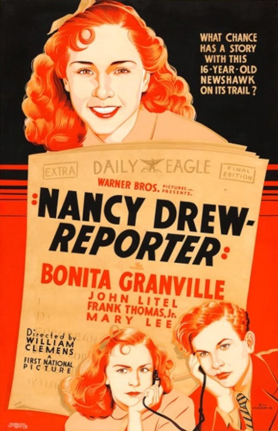 Nancy Drew… Reporter (1939) Cover
