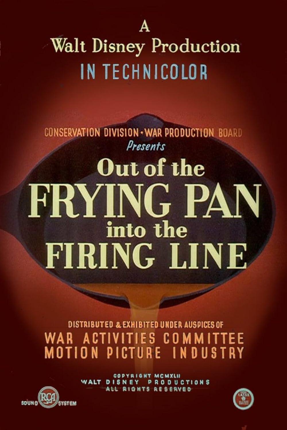 Out of the Frying Pan Into the Firing Line (1942) Cover