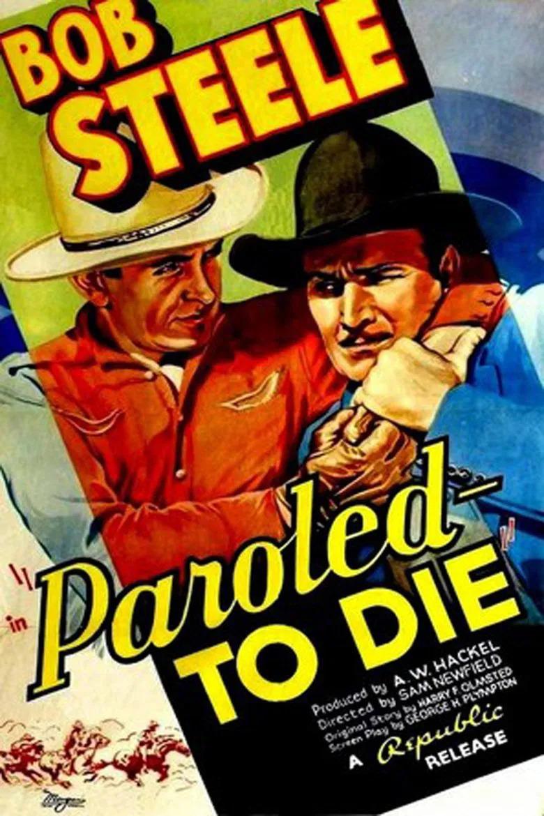 Paroled – To Die (1938) Cover