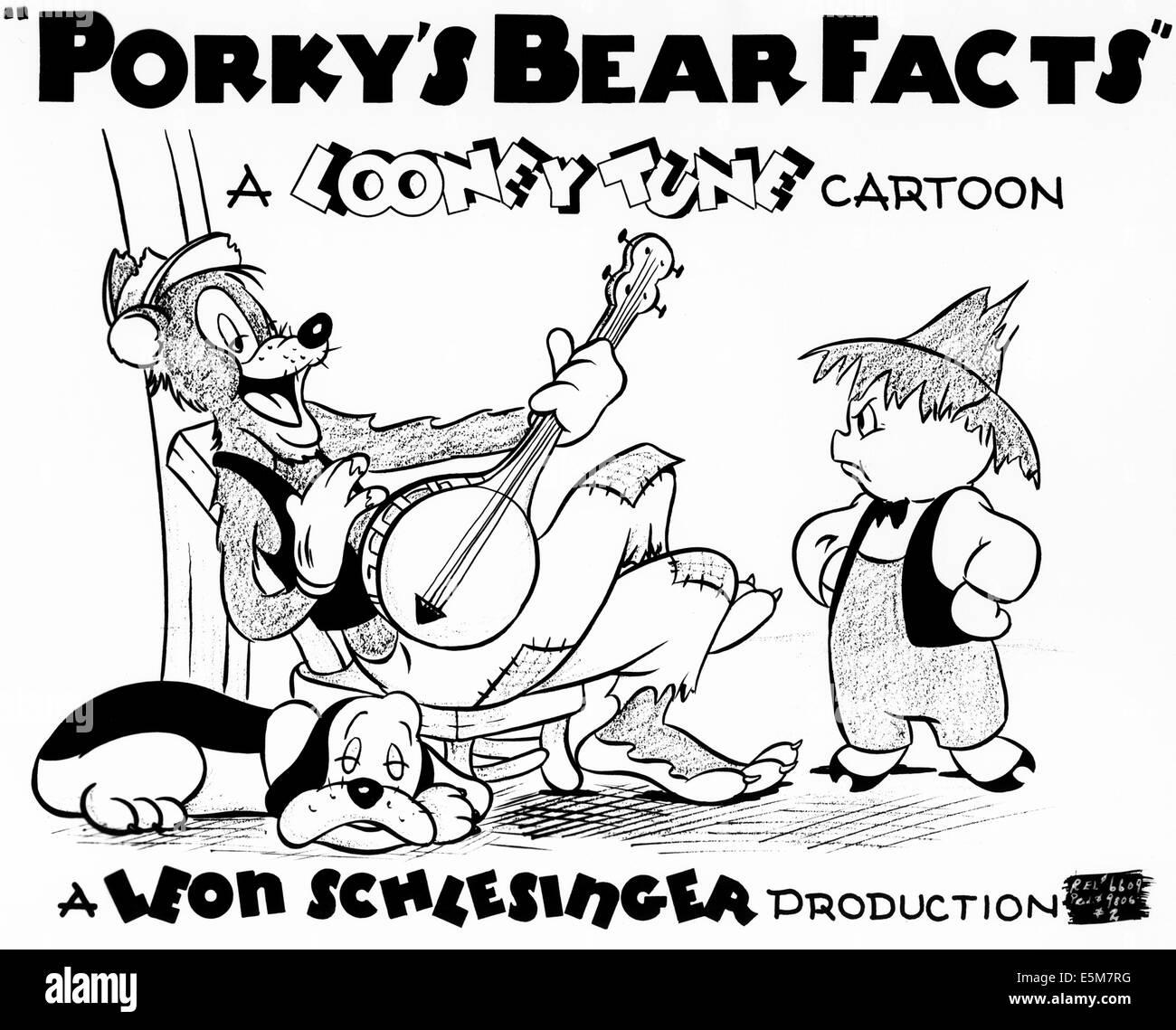 Porky’s Bear Facts (1941) Cover