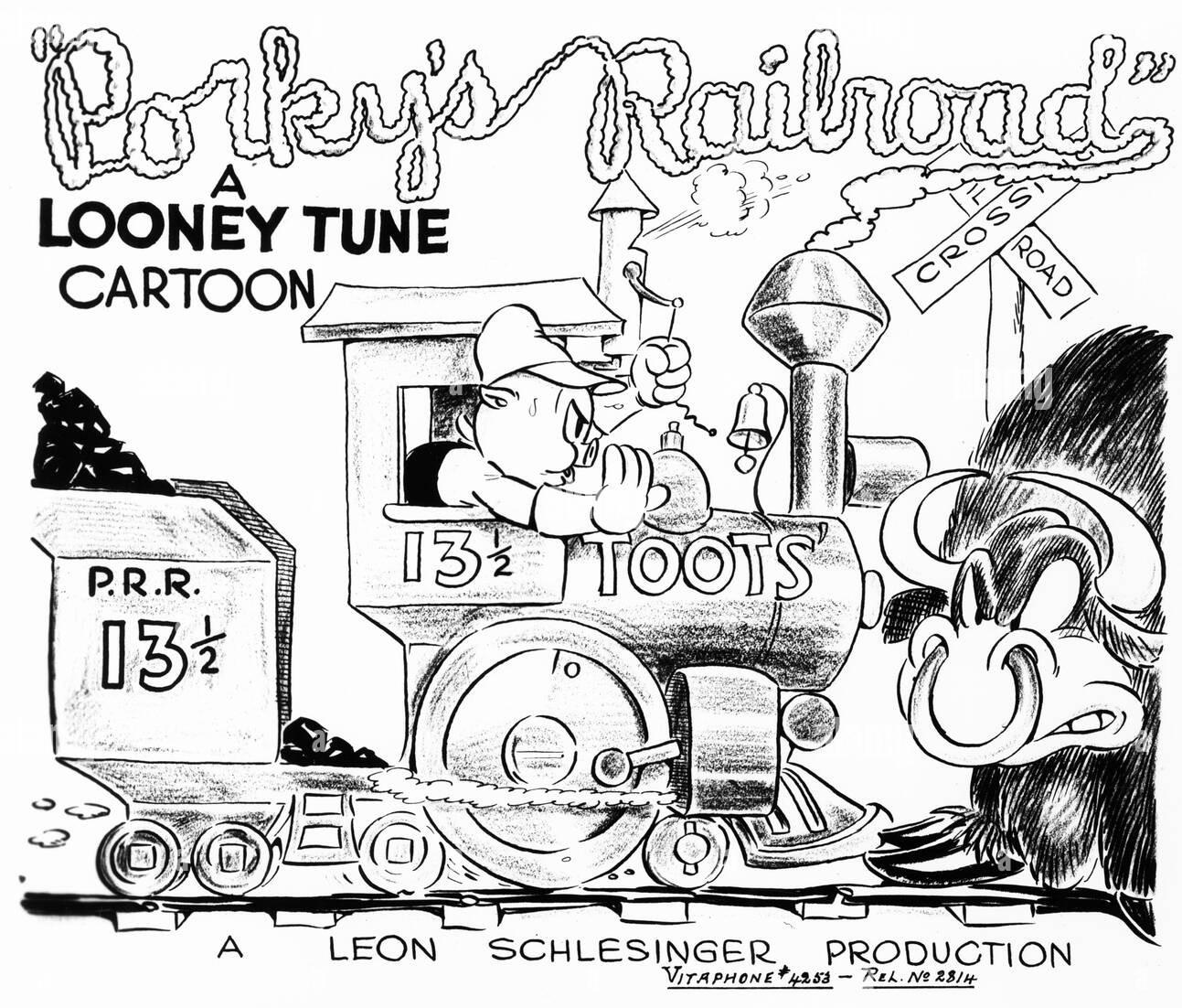 Porky’s Railroad (1937) Cover
