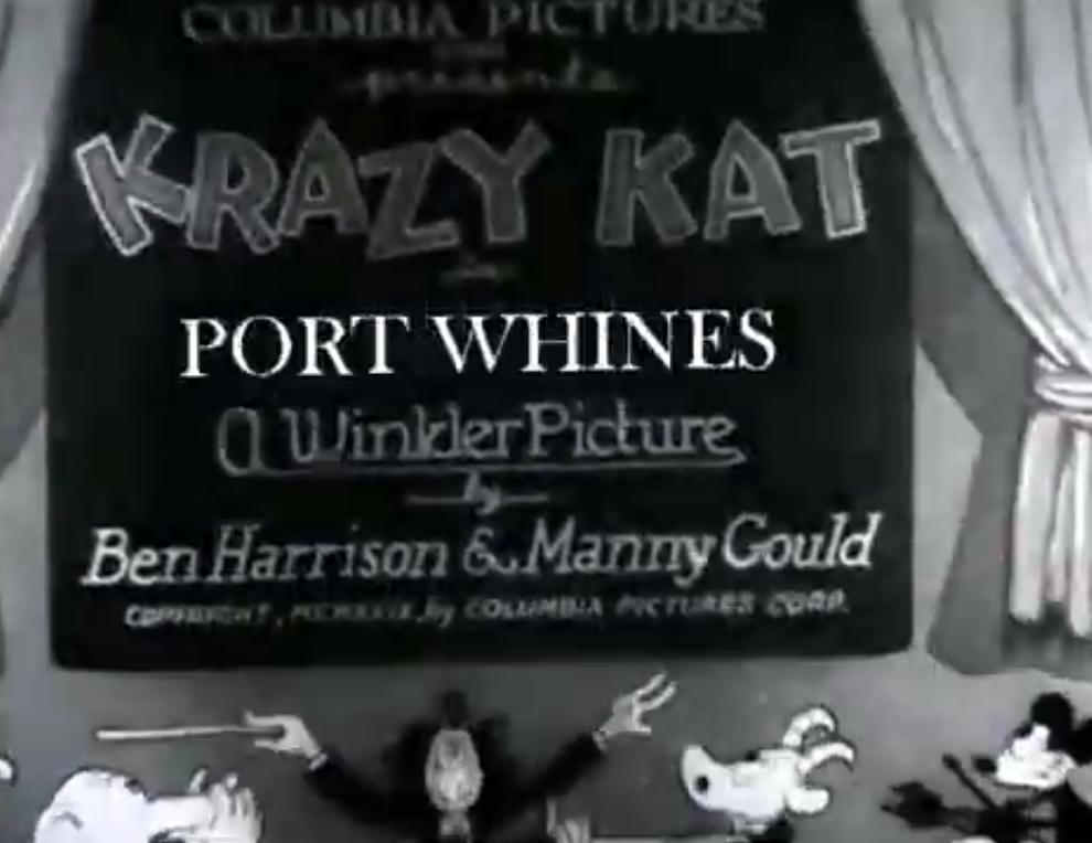 Port Whines (1929) Cover