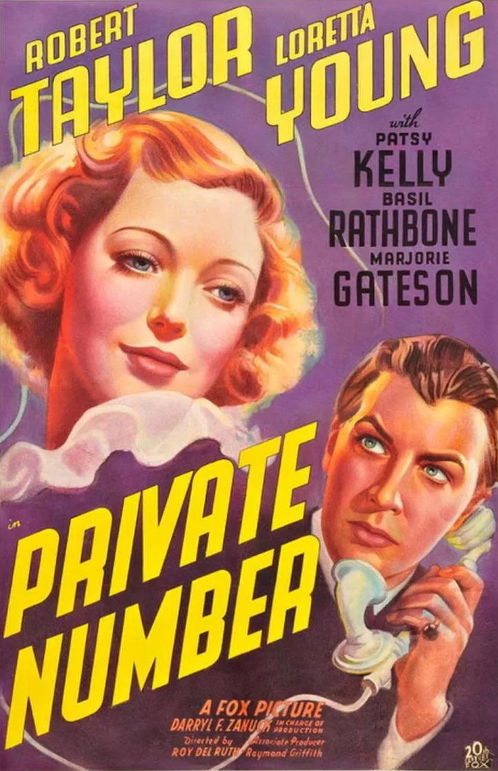 Private Number (1936) Cover