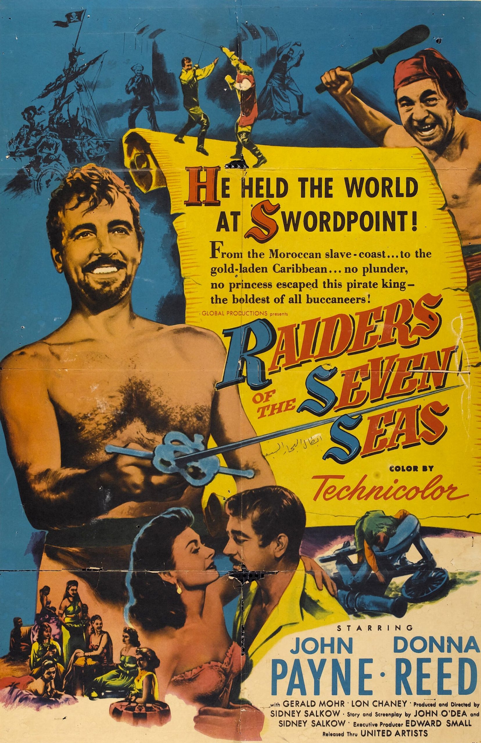 Raiders of the Seven Seas (1953) Cover