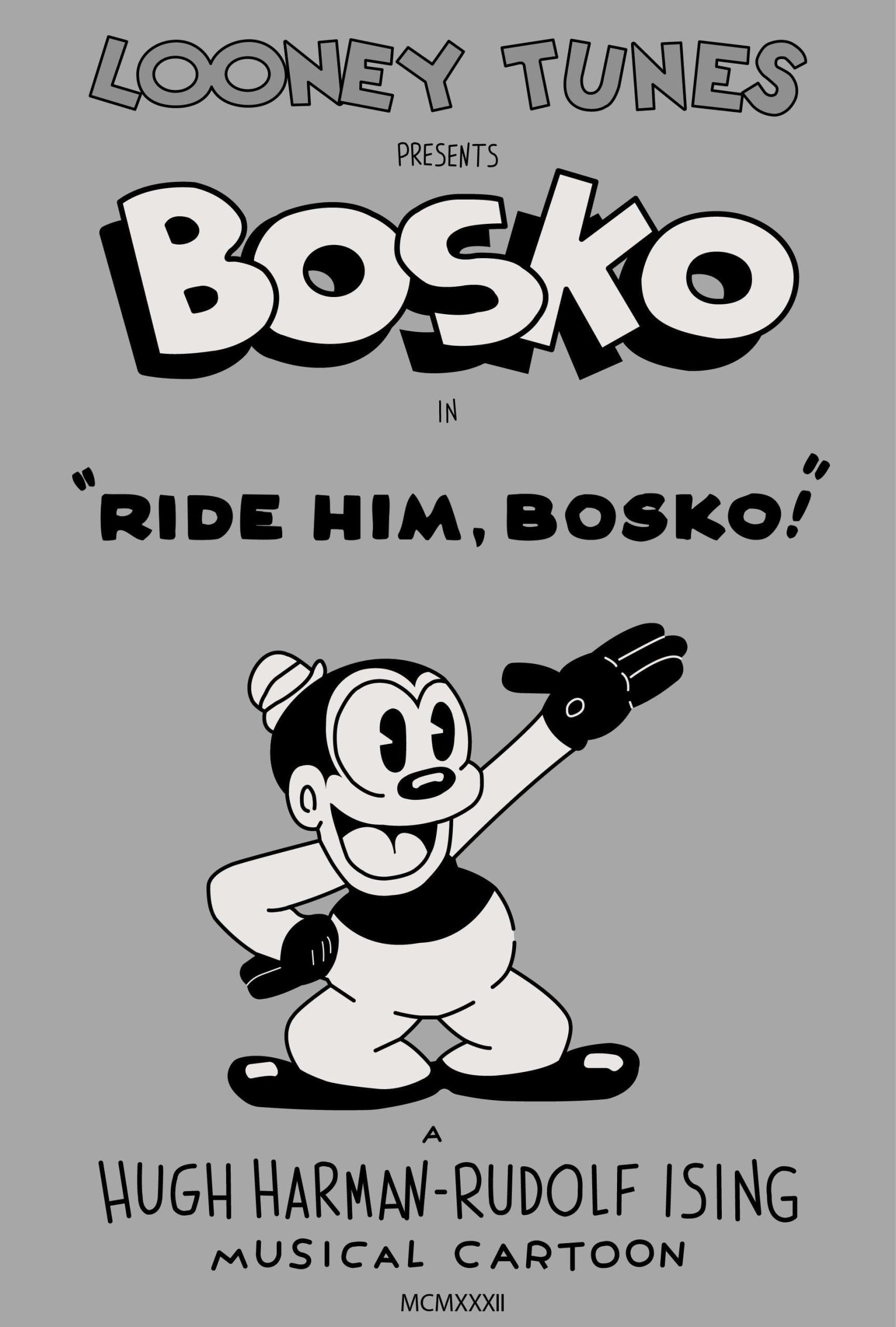 Ride Him, Bosko! (1932) Cover