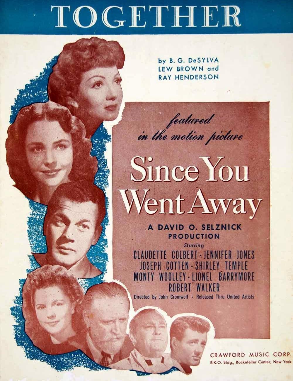 Since You Went Away (1944) Cover