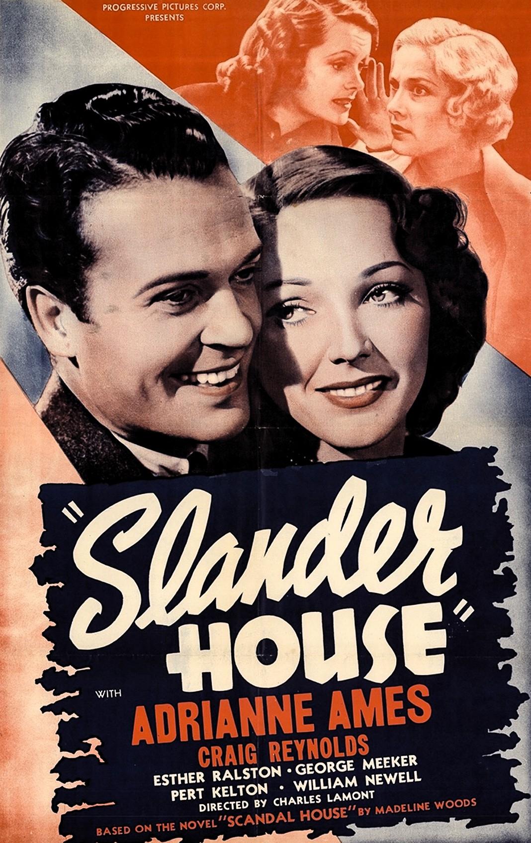 Slander House (1938) Cover