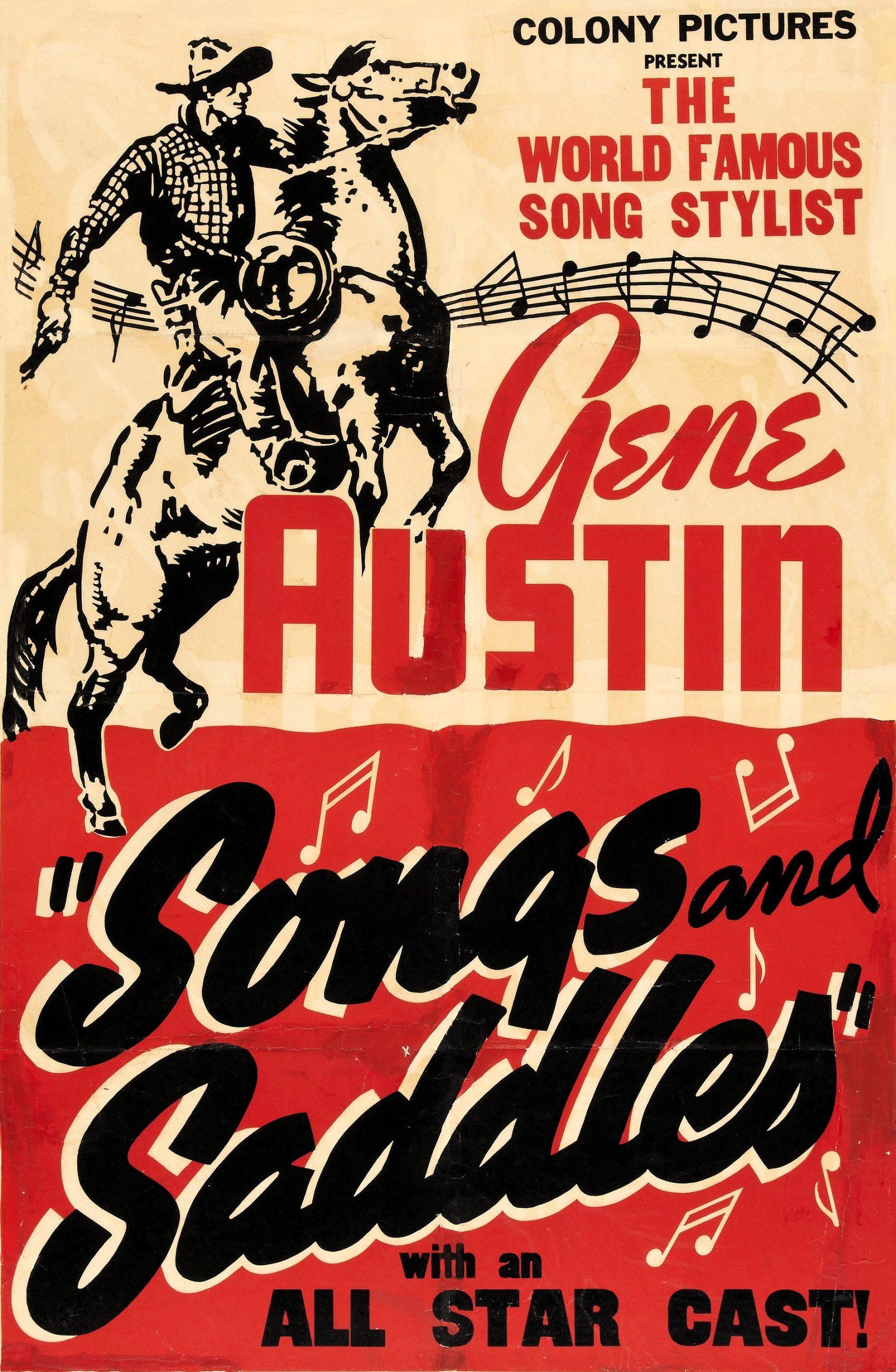 Songs and Saddles (1938) Cover