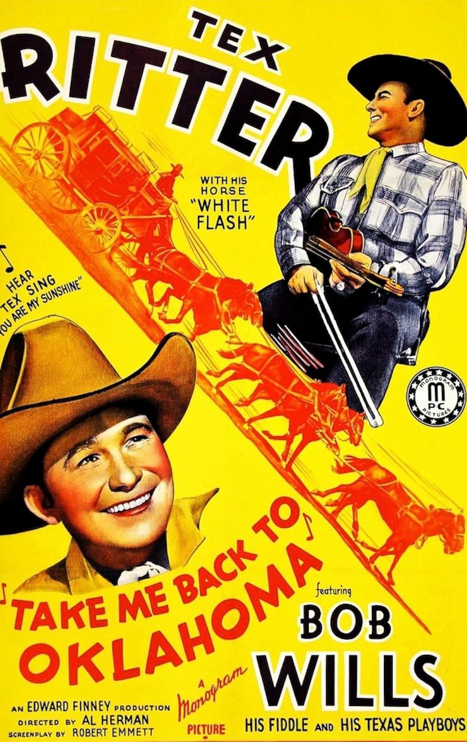 Take Me Back to Oklahoma (1940) Cover