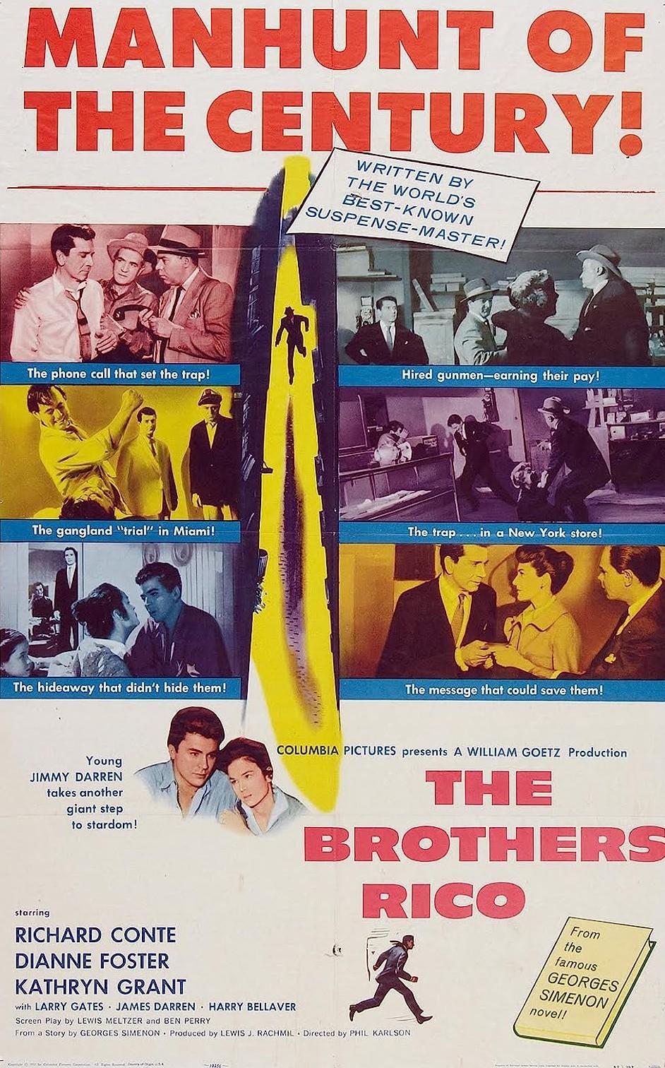 The Brothers Rico (1957) Cover