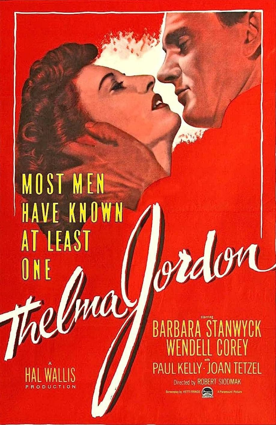 The File on Thelma Jordon (1949) Cover
