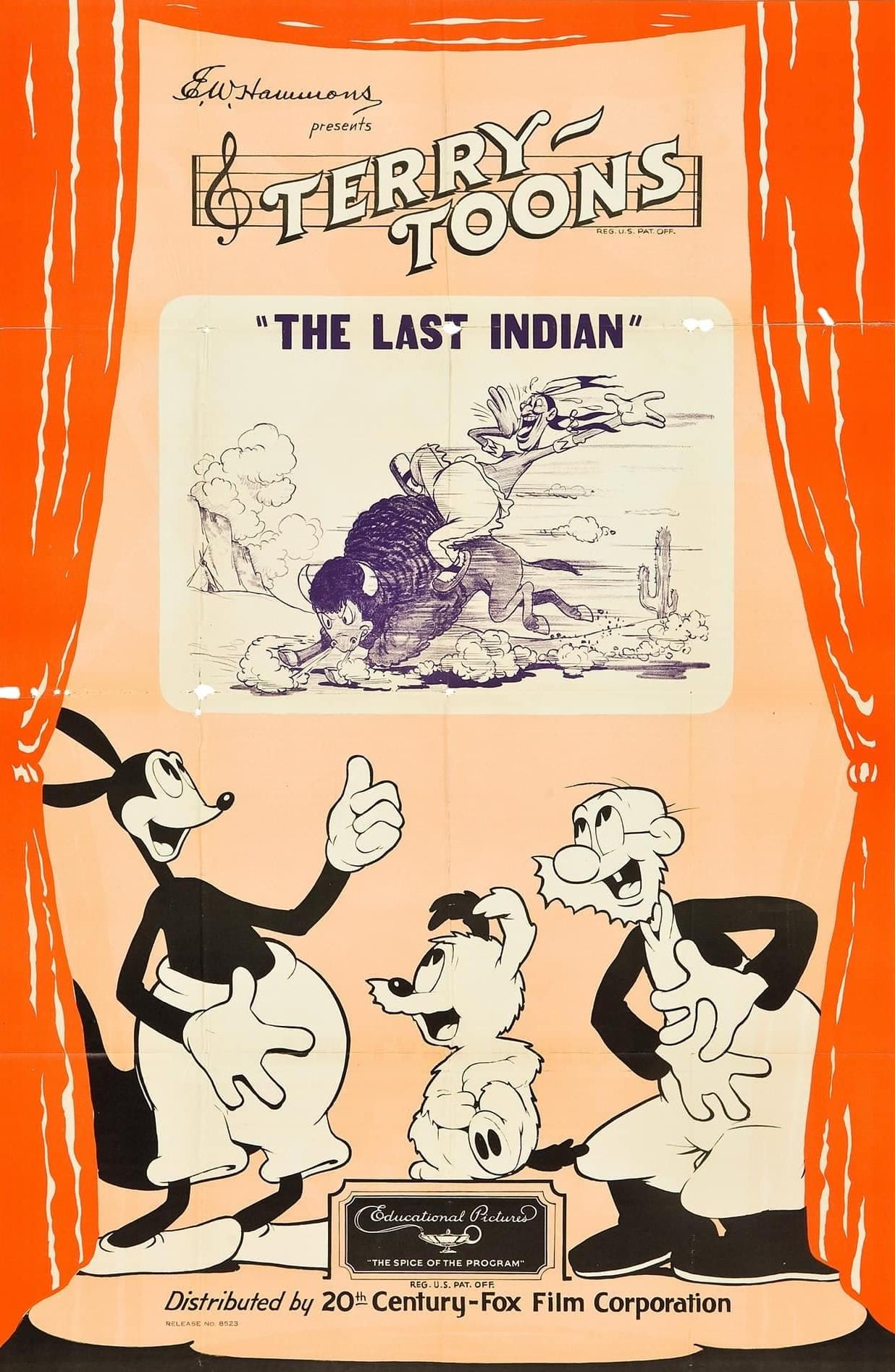 The Last Indian (1938) Cover