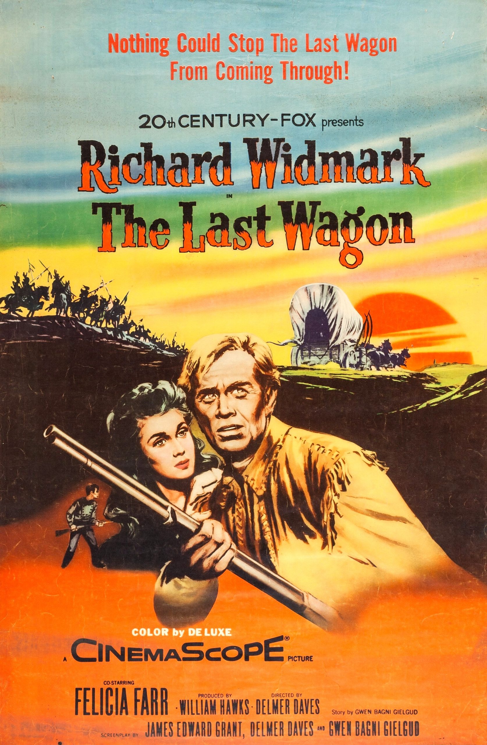 The Last Wagon (1956) Cover