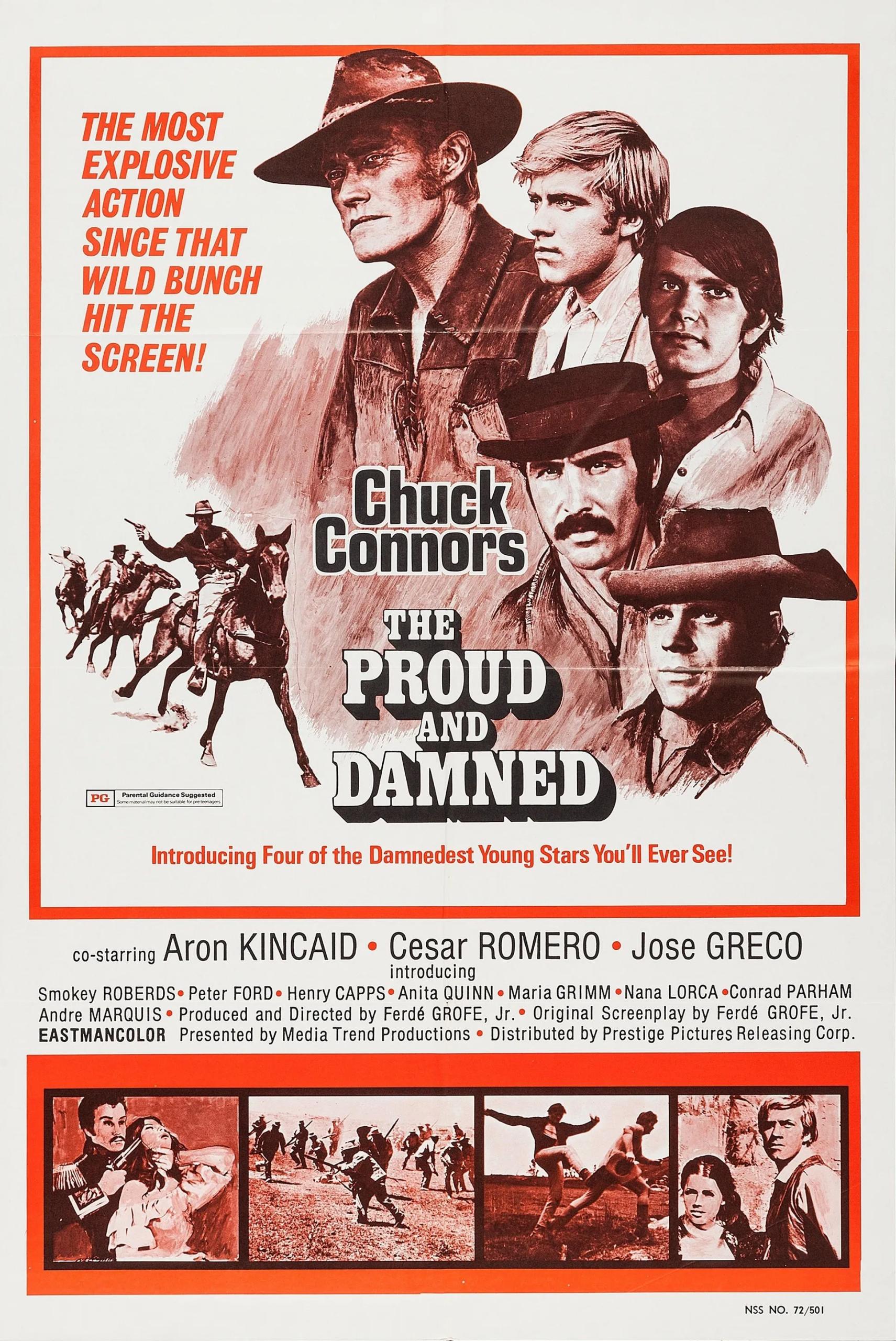 The Proud and Damned (1972) Cover