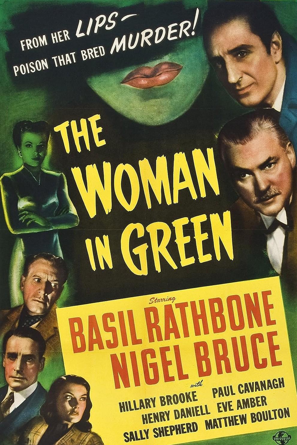 The Woman in Green (1945) Cover