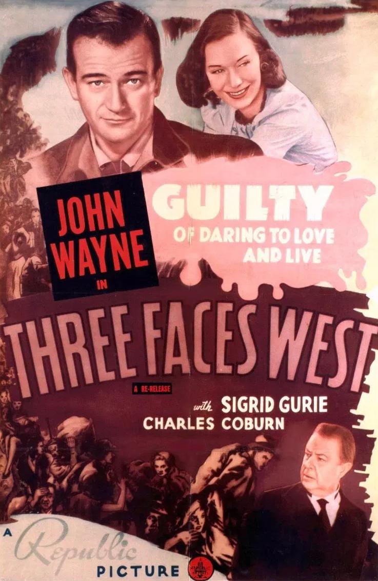 Three Faces West (1940) Cover