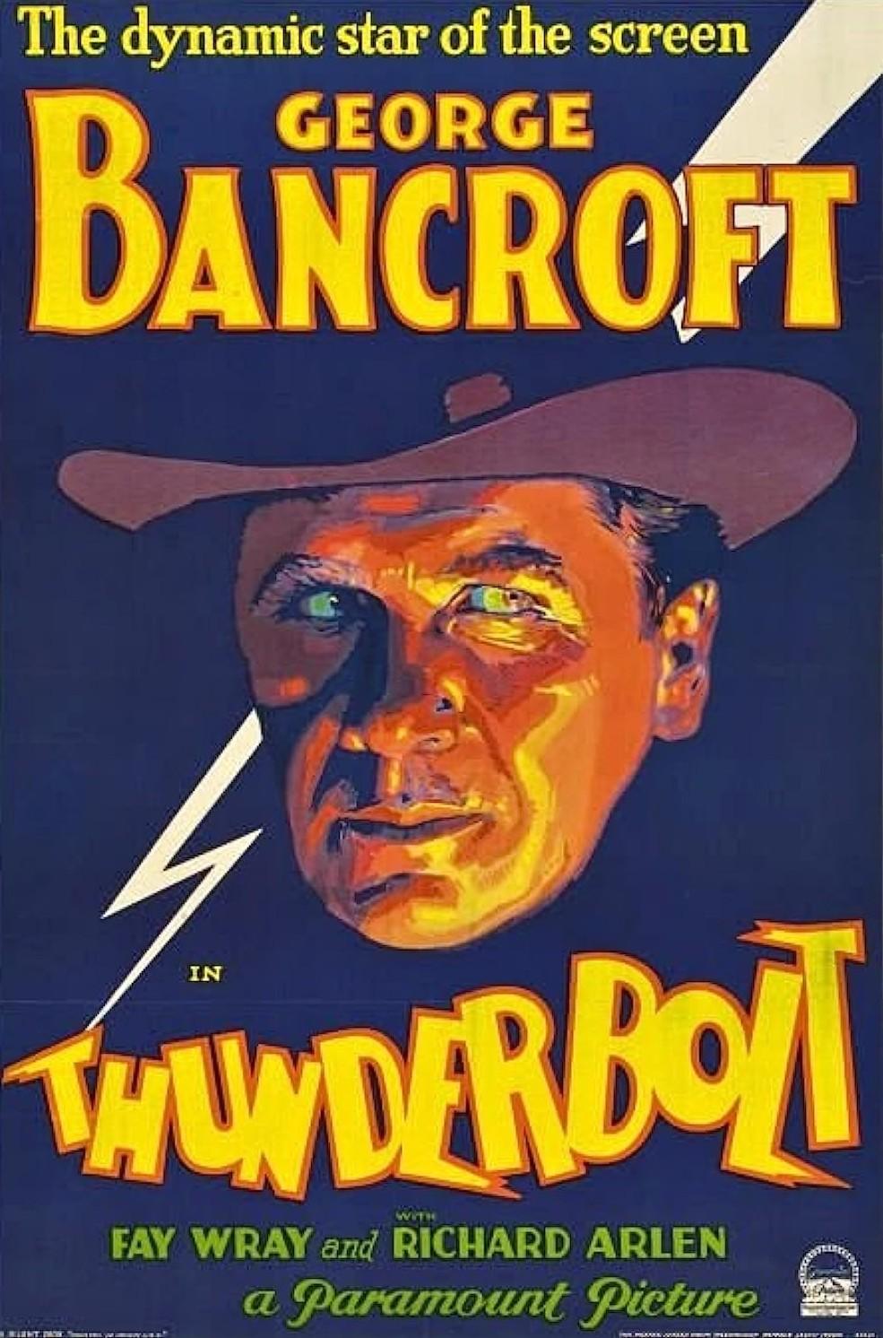 Thunderbolt (1929) Cover