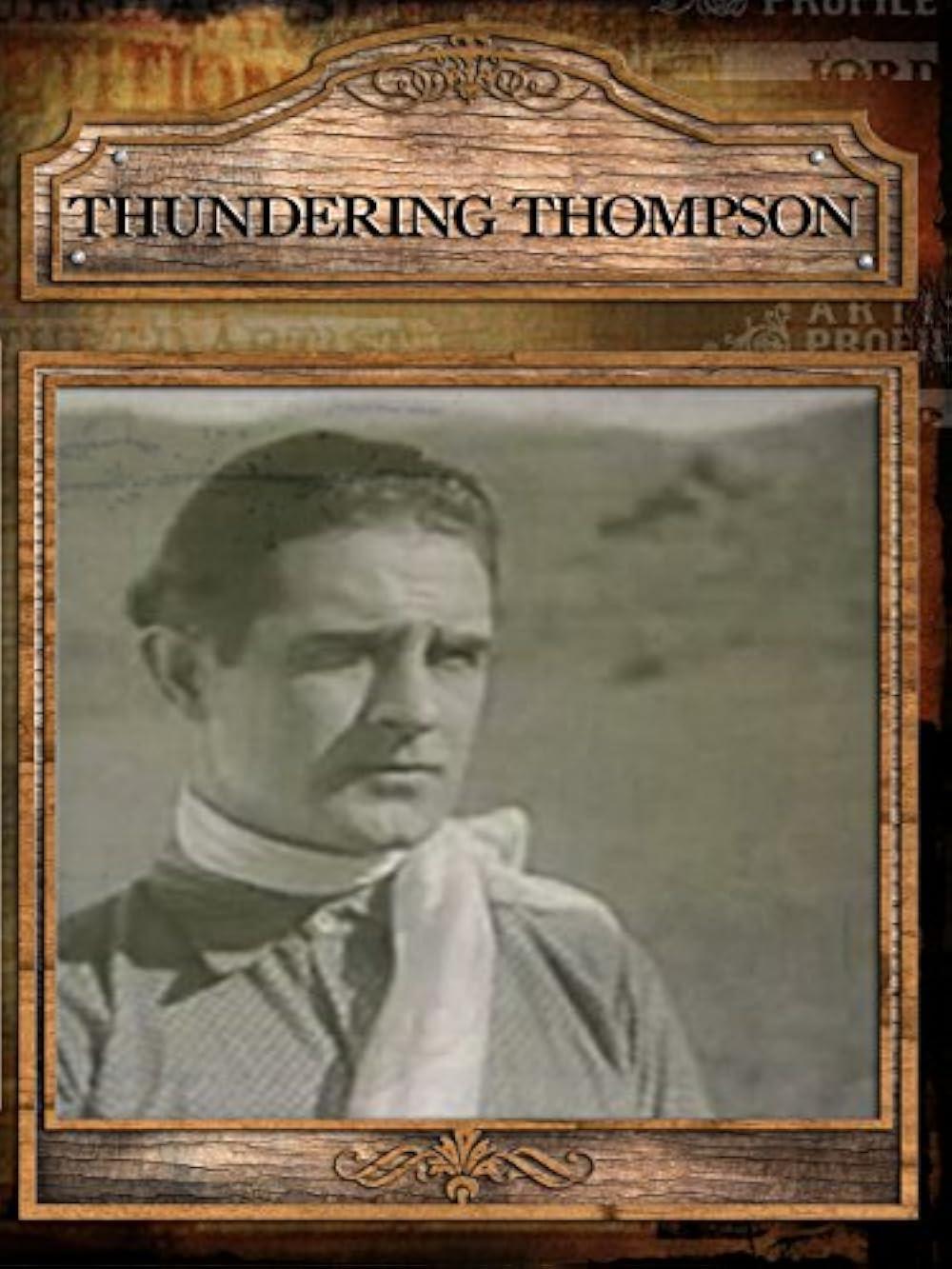 Thundering Thompson (1929) Cover