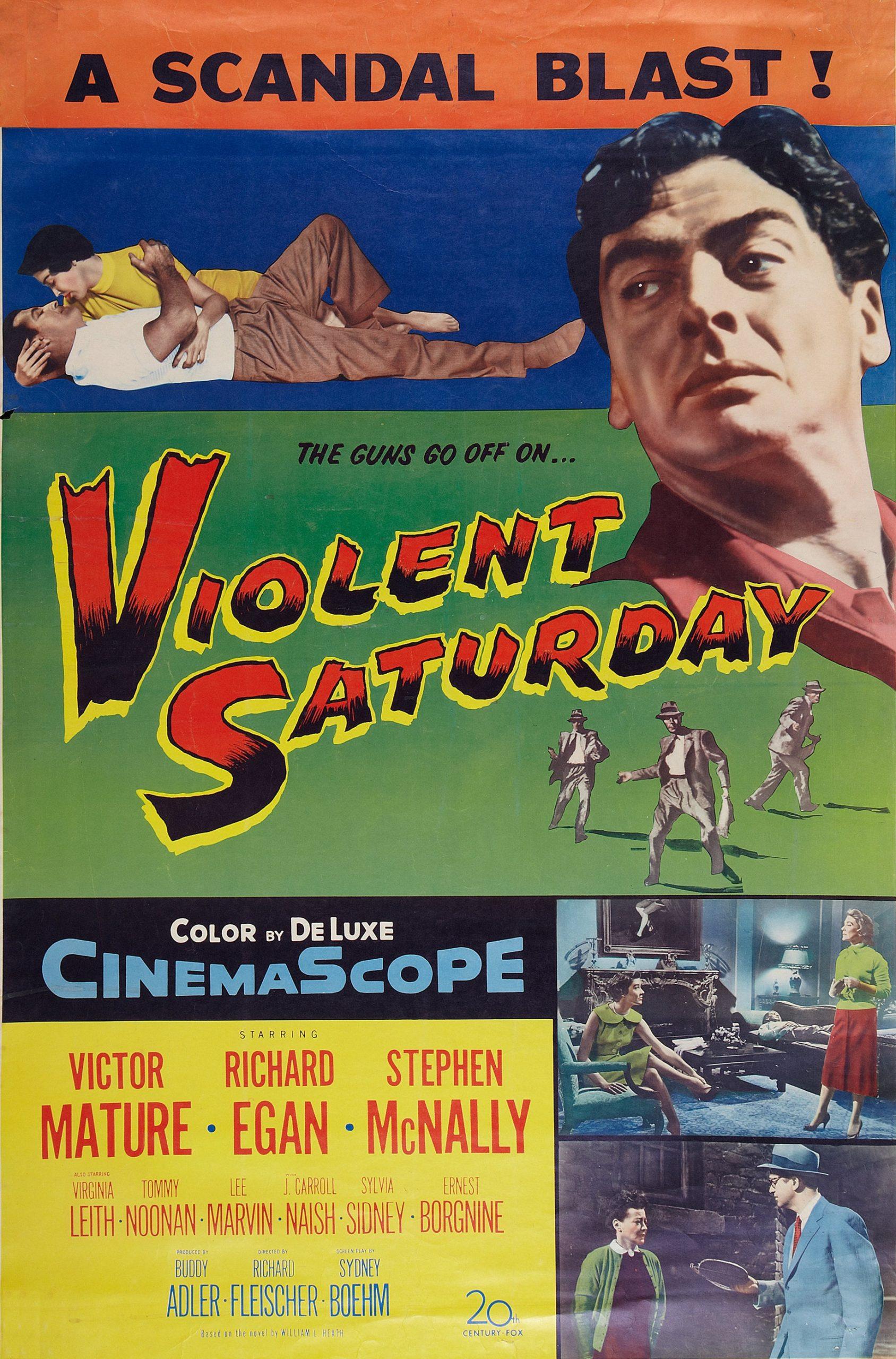 Violent Saturday (1955) Cover