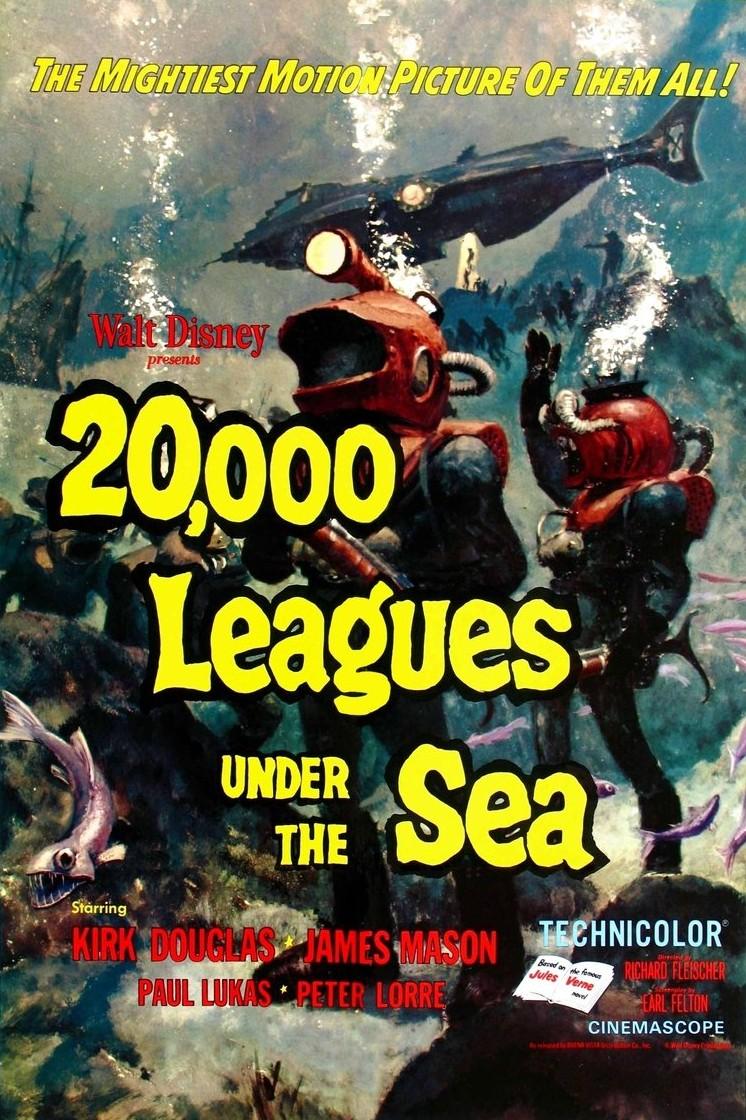 20,000 Leagues Under the Sea (1954) Cover