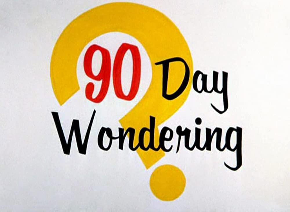 90 Day Wondering (1956) Cover