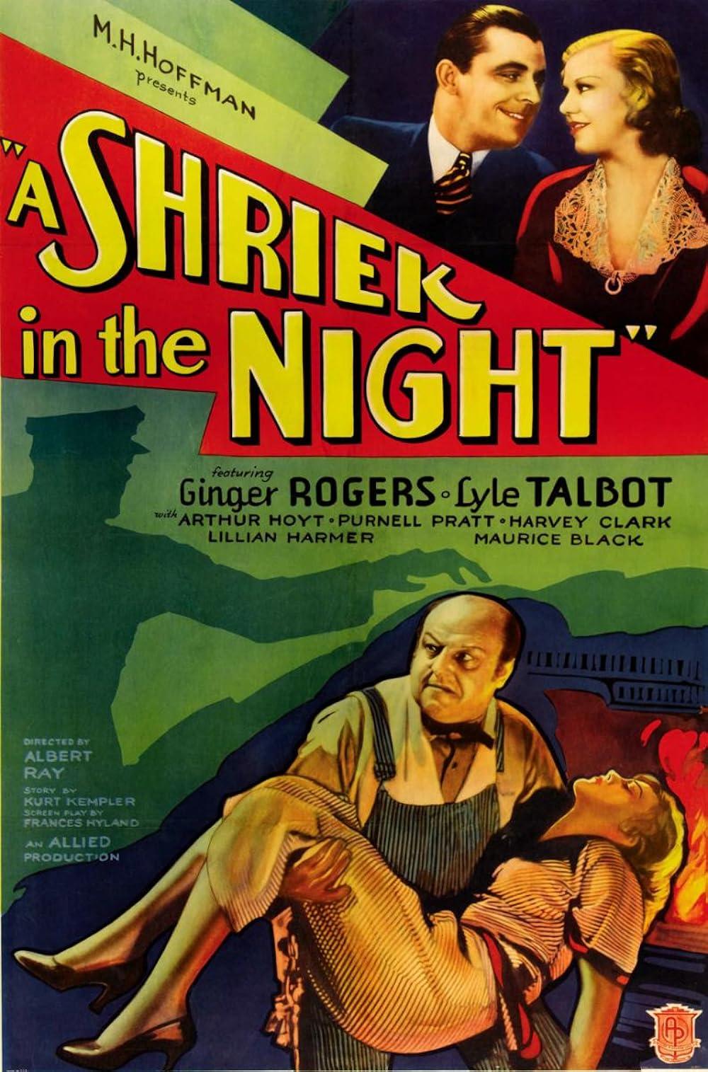 A Shriek in the Night (1933) Cover