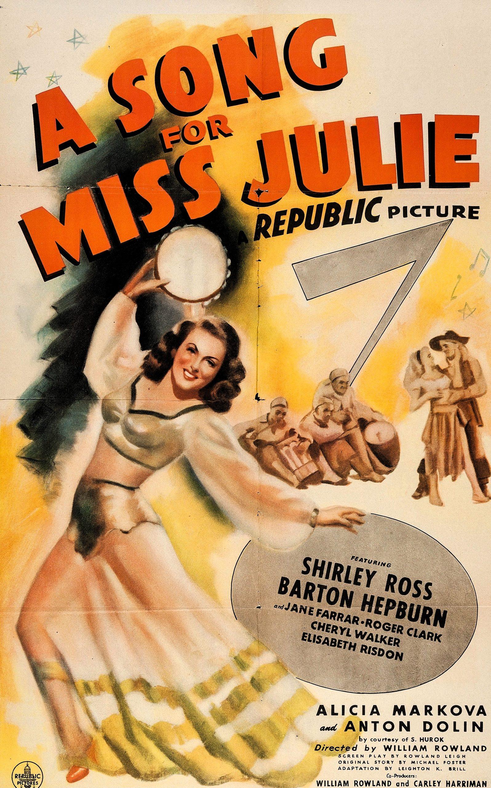 A Song for Miss Julie (1945) Cover
