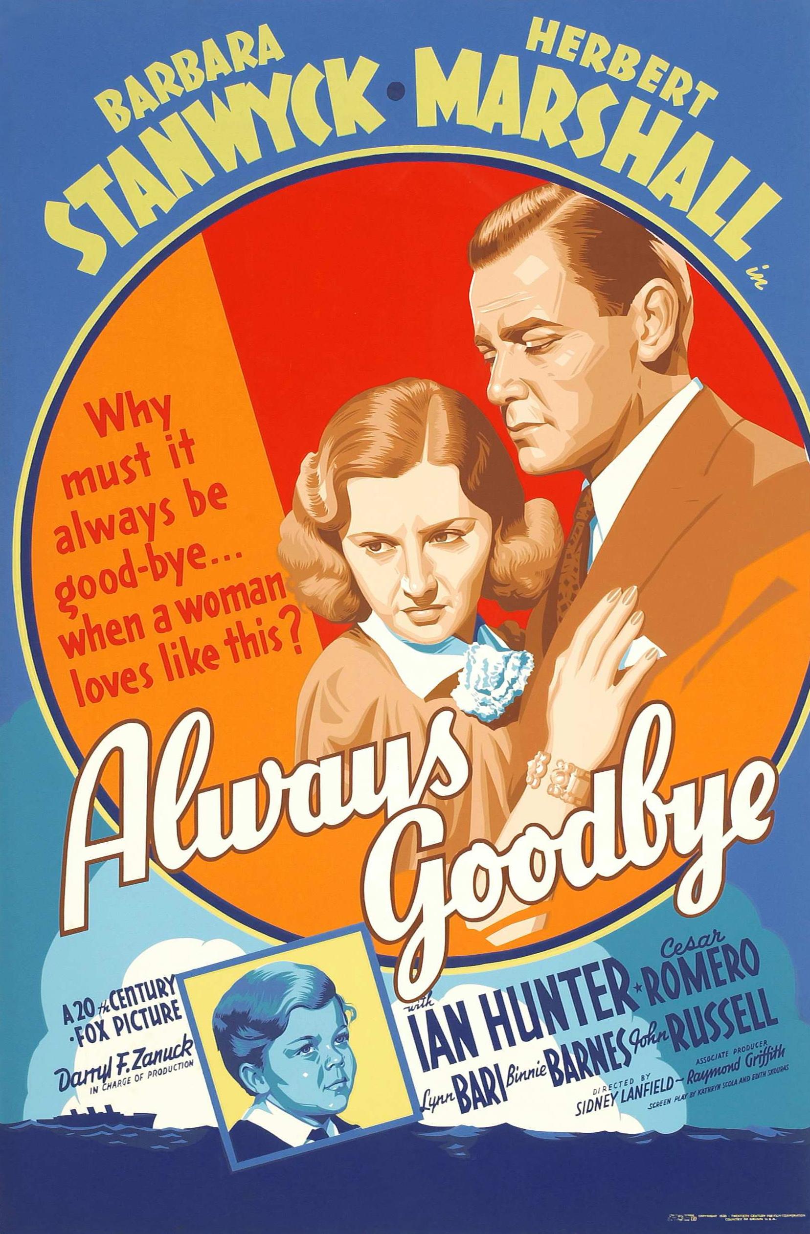 Always Goodbye (1938) Cover