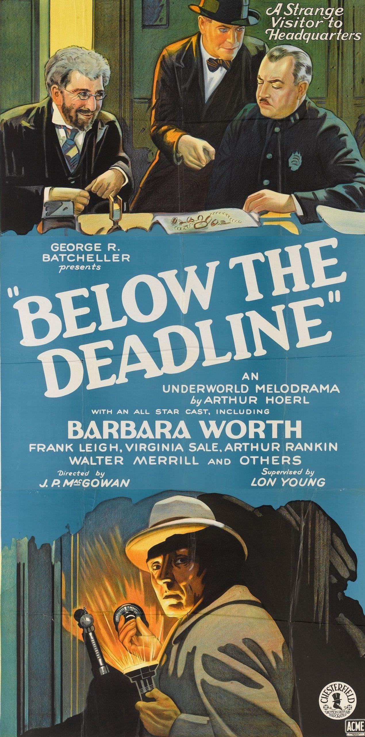 Below the Deadline (1936) Cover