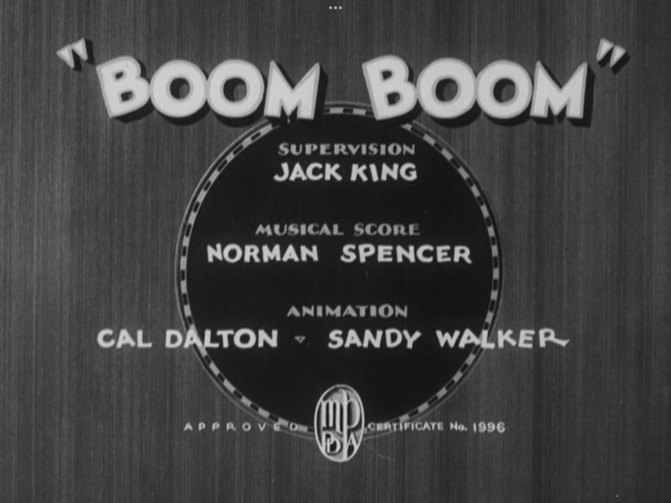 Boom Boom (1936) Cover