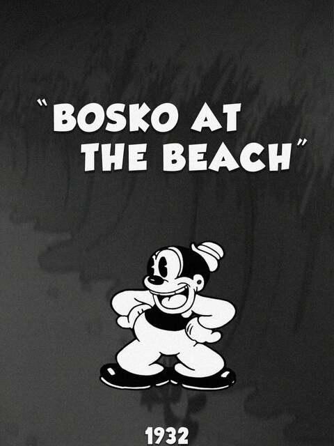 Bosko at the Beach (1932) Cover