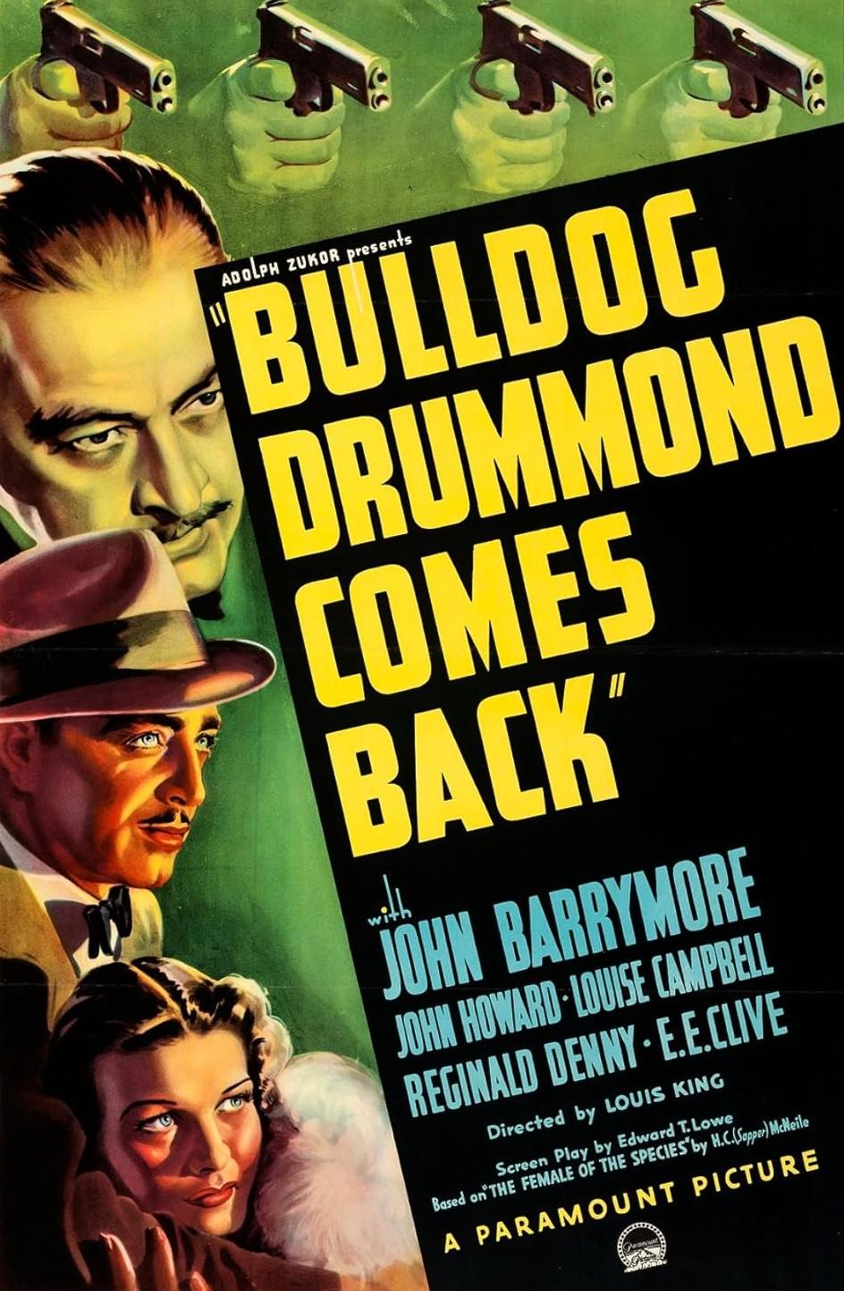 Bulldog Drummond Comes Back (1937) Cover