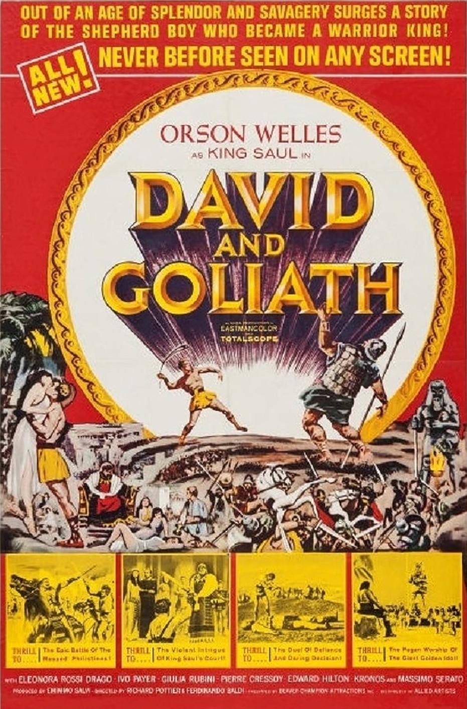 David and Goliath (1960) Cover